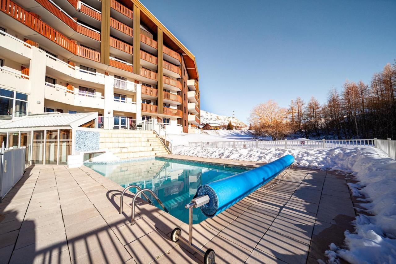 Appartement Pour 5 - Residence Avec Piscine Et Spa Huez Экстерьер фото